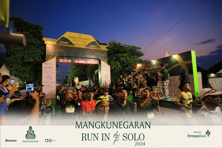 Race photo from Mangkunegaran Run 2024