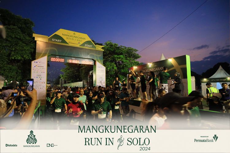 Race photo from Mangkunegaran Run 2024