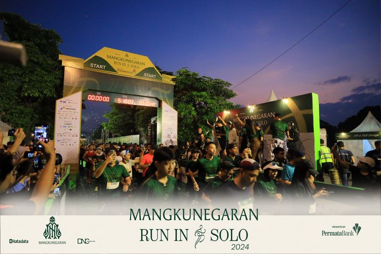 Race photo from Mangkunegaran Run 2024