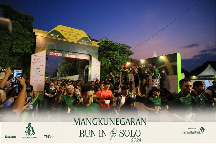 Race photo from Mangkunegaran Run 2024