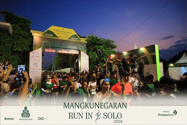 Race photo from Mangkunegaran Run 2024