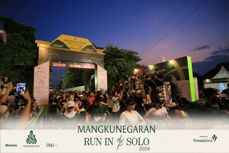 Race photo from Mangkunegaran Run 2024