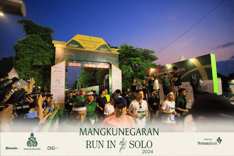 Race photo from Mangkunegaran Run 2024