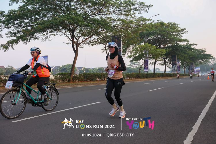 Race photo from BAF LIONS RUN 2024