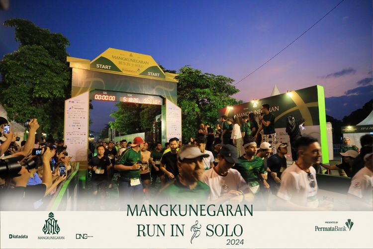 Race photo from Mangkunegaran Run 2024