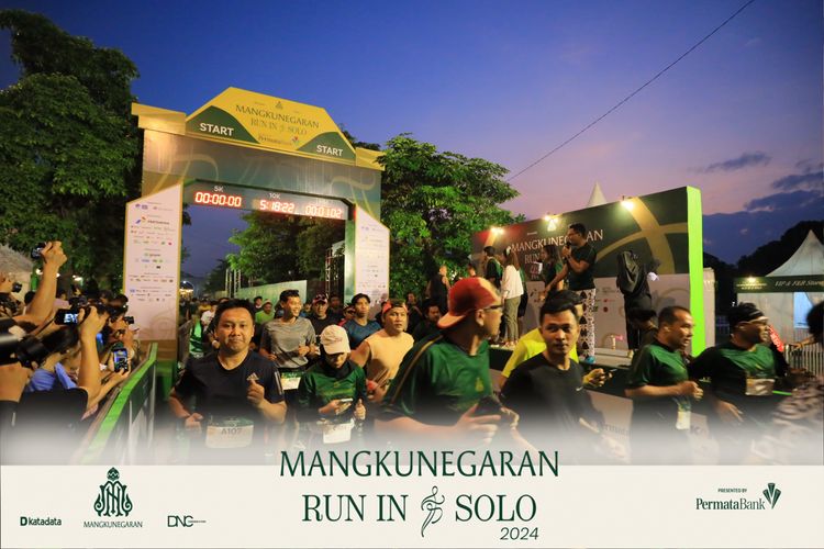 Race photo from Mangkunegaran Run 2024