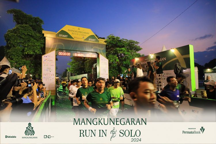 Race photo from Mangkunegaran Run 2024