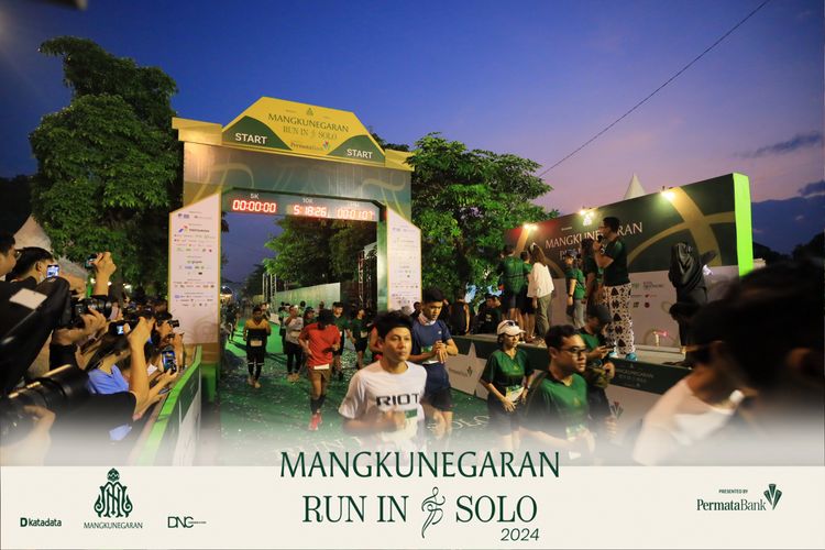 Race photo from Mangkunegaran Run 2024