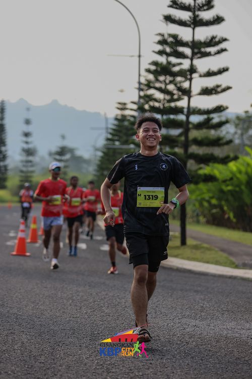 Race photo from CISANGKAN KBP CITY RUN 2025