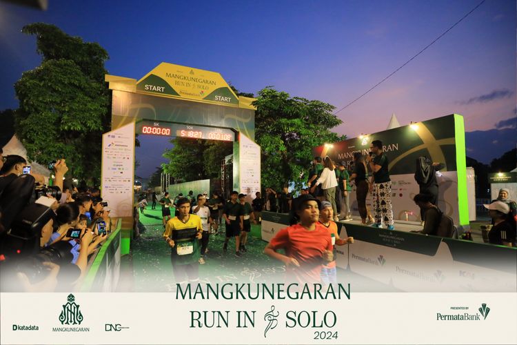 Race photo from Mangkunegaran Run 2024