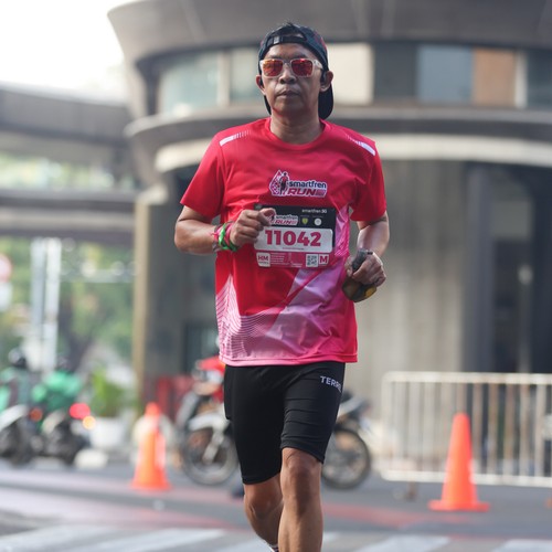 Race photo from SMARTFREN RUN 2026