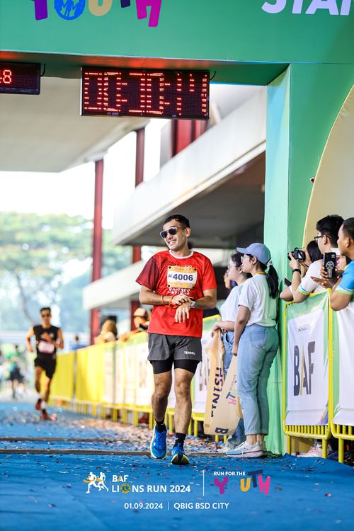 Race photo from BAF LIONS RUN 2024