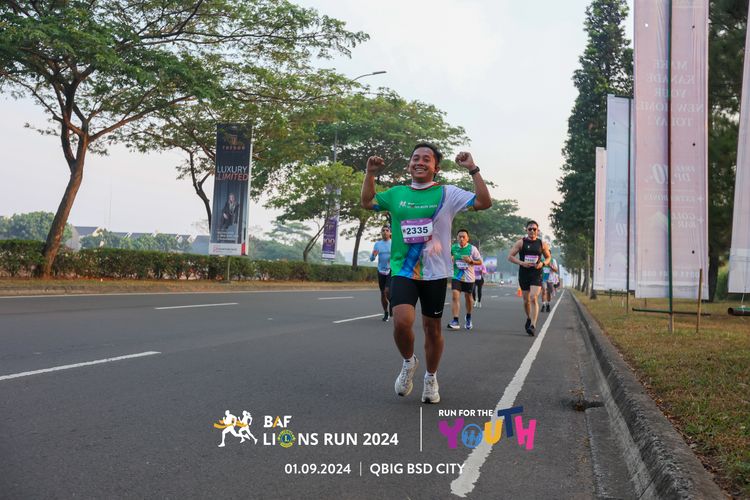 Race photo from BAF LIONS RUN 2024