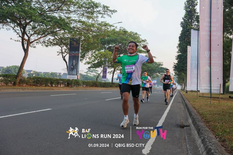 Race photo from BAF LIONS RUN 2024
