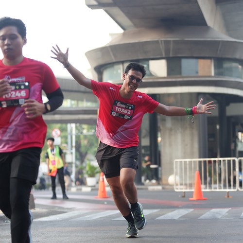 Race photo from SMARTFREN RUN 2026