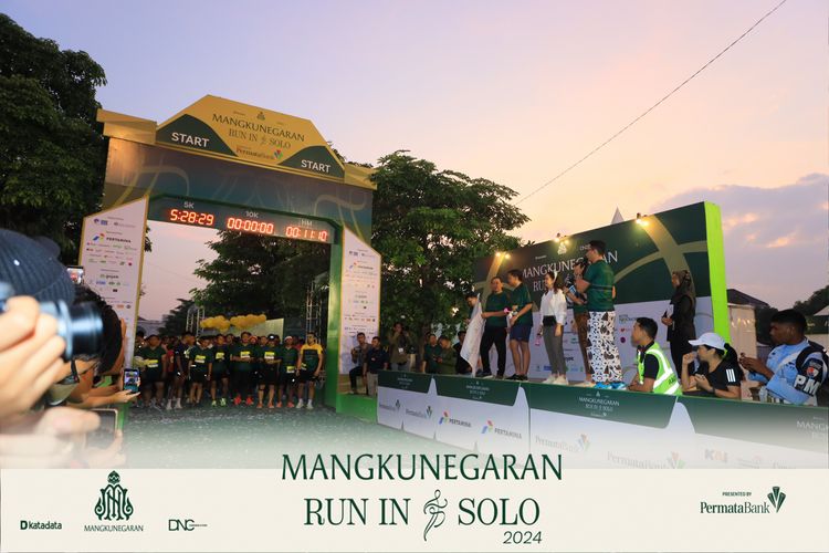 Race photo from Mangkunegaran Run 2024