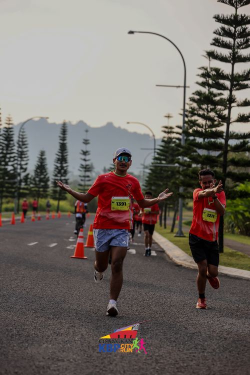 Race photo from CISANGKAN KBP CITY RUN 2025
