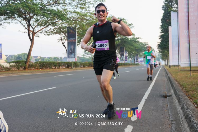 Race photo from BAF LIONS RUN 2024