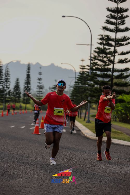 Race photo from CISANGKAN KBP CITY RUN 2025