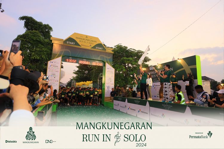 Race photo from Mangkunegaran Run 2024