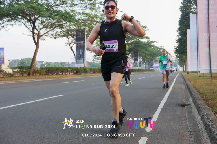 Race photo from BAF LIONS RUN 2024