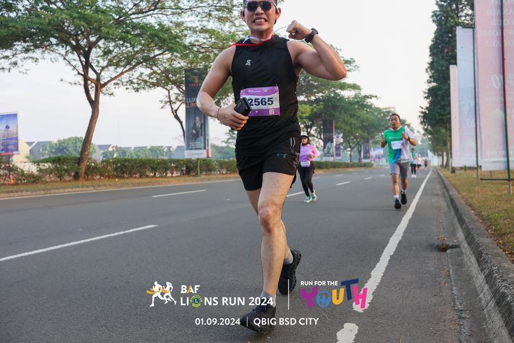 Race photo from BAF LIONS RUN 2024