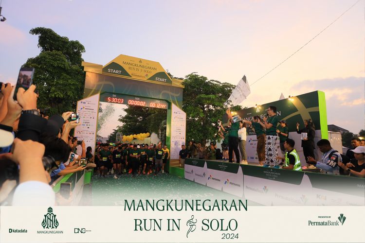 Race photo from Mangkunegaran Run 2024