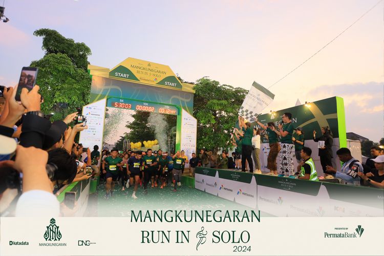 Race photo from Mangkunegaran Run 2024