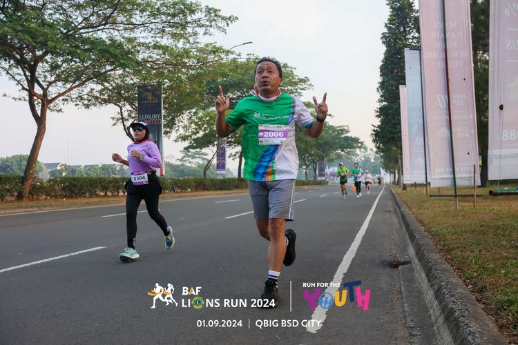 Race photo from BAF LIONS RUN 2024