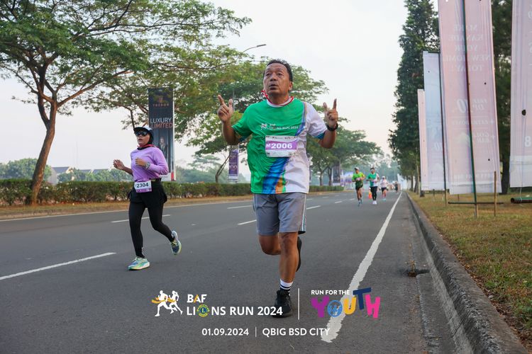 Race photo from BAF LIONS RUN 2024