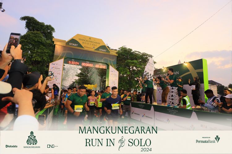 Race photo from Mangkunegaran Run 2024