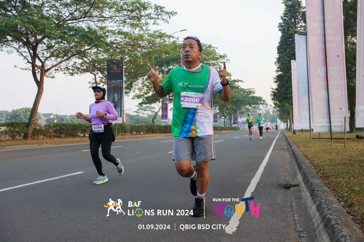 Race photo from BAF LIONS RUN 2024
