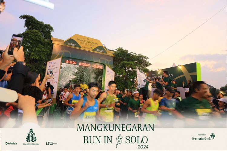 Race photo from Mangkunegaran Run 2024