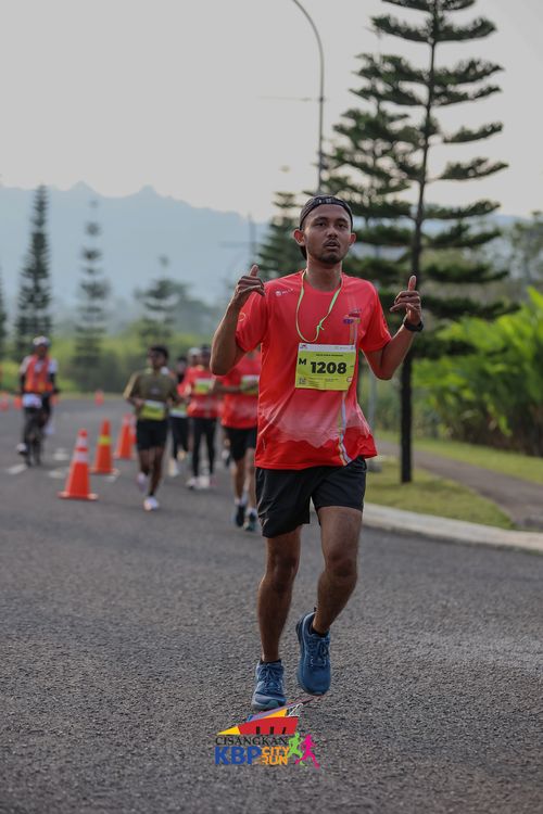 Race photo from CISANGKAN KBP CITY RUN 2025