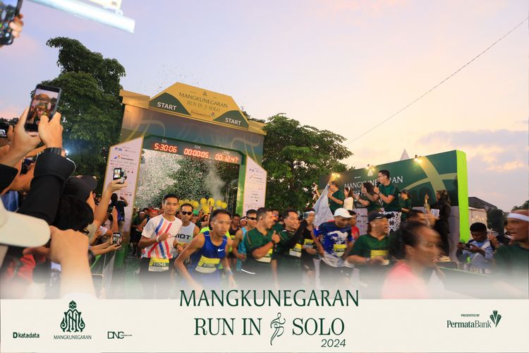 Race photo from Mangkunegaran Run 2024
