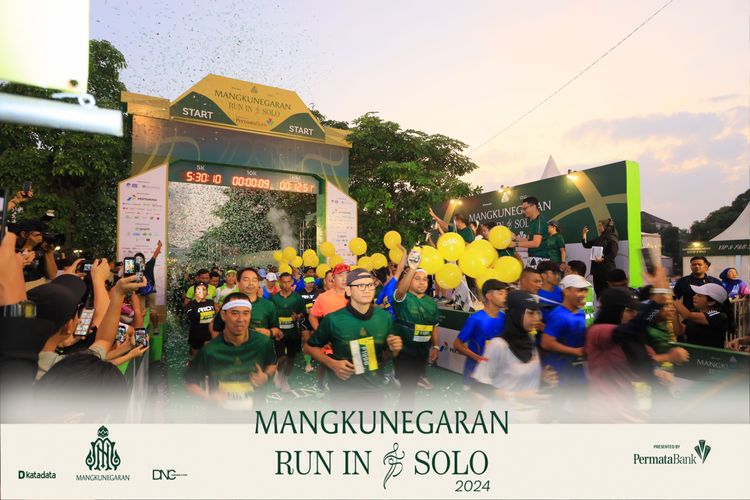 Race photo from Mangkunegaran Run 2024
