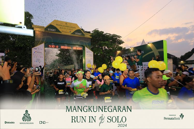 Race photo from Mangkunegaran Run 2024