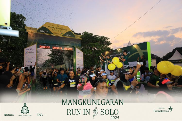 Race photo from Mangkunegaran Run 2024