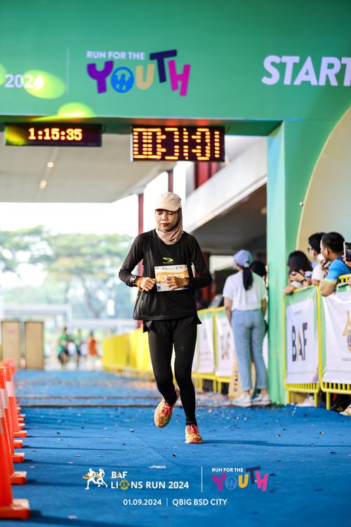 Race photo from BAF LIONS RUN 2024