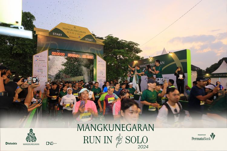 Race photo from Mangkunegaran Run 2024
