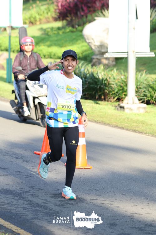 Race photo from Taman Budaya x BOGORUN 2025