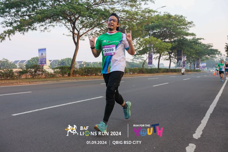 Race photo from BAF LIONS RUN 2024