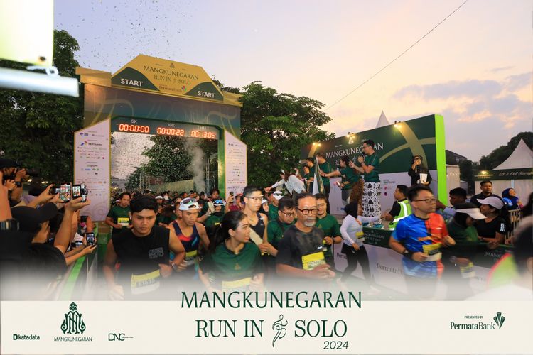 Race photo from Mangkunegaran Run 2024