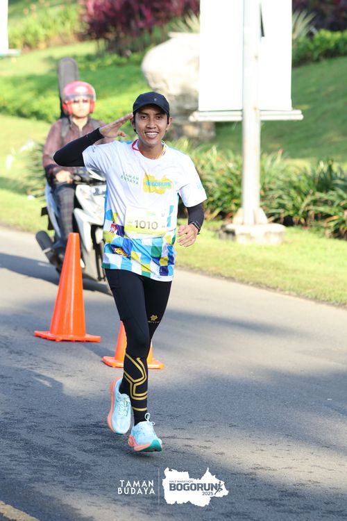 Race photo from Taman Budaya x BOGORUN 2025
