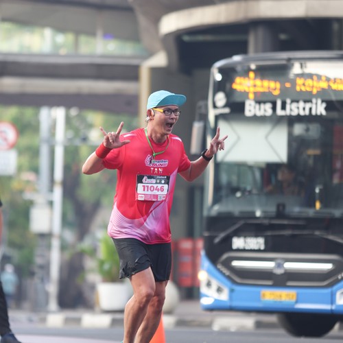 Race photo from SMARTFREN RUN 2026