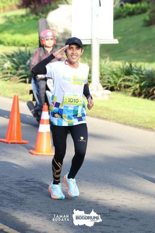 Race photo from Taman Budaya x BOGORUN 2025