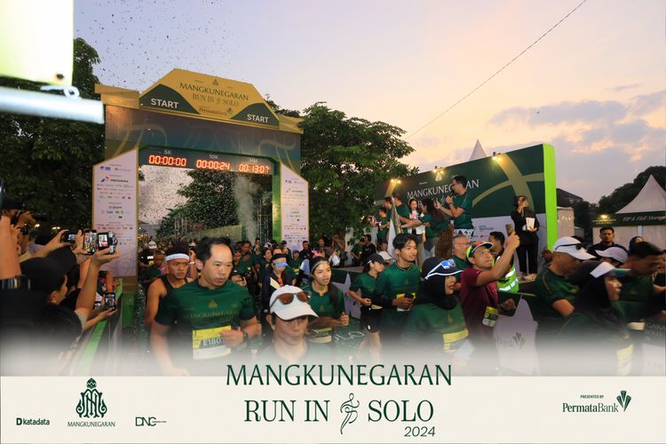 Race photo from Mangkunegaran Run 2024