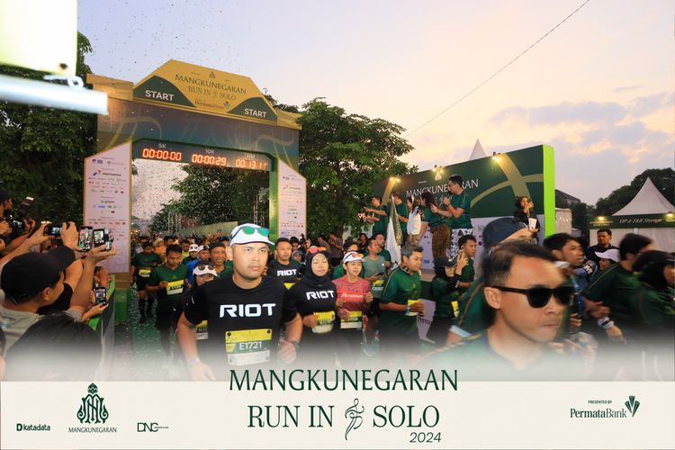 Race photo from Mangkunegaran Run 2024