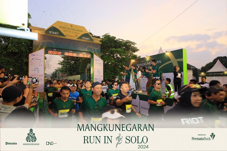 Race photo from Mangkunegaran Run 2024