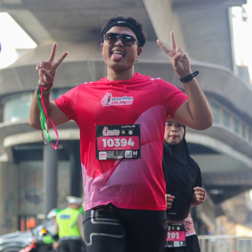 Race photo from SMARTFREN RUN 2026